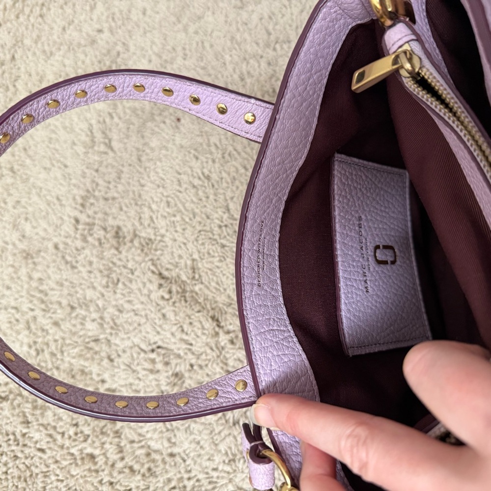 Marc Jacobs Mini T Studded Leather Tote - Picture 10 of 16
